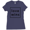 Love Wins Ladies Fitted T-Shirt