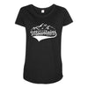 Going To The Mountains Is Going Home Maternity Scoop Neck T-shirt