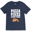 pizza fixes everything V-Neck Tee