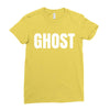 ghost (2) Ladies Fitted T-Shirt