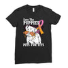 save the puppies Ladies Fitted T-Shirt