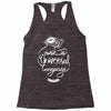 music is the universal language of mankind Racerback Tank