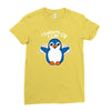 learning to fly Ladies Fitted T-Shirt