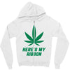 Support Liver Cancer Awareness With A Emerald Cannabis Leaf Zipper Hoodie