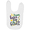 i'm just here for the beads Baby Bibs