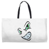 angry cartoon face Weekender Totes