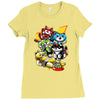 lion collector vectorized Ladies Fitted T-Shirt