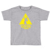 caution shapes being thrown printed Toddler T-shirt