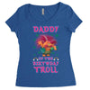birthday troll daddy Women's Triblend Scoop T-shirt