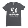 Backpacker Let's Explore The World Ladies Fitted T-Shirt