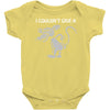 i don't i couldn't give a rats Baby Onesie