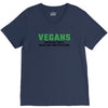 Vegans We're Not Crazy We're Just From The Future V-Neck Tee