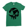 sea of theives skull Black Logo Ladies Fitted T-Shirt