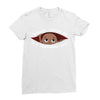 September Peeking Out Baby Boy Ladies Fitted T-Shirt