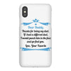 Dear Daddy, Thanks for Being my Dad Baby Boy Letter to Father iPhoneX