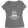 premium vintage 2000 classic perfectly aged limited edition Women's Triblend Scoop T-shirt