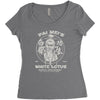 white lotus Women's Triblend Scoop T-shirt