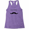 good god man Racerback Tank