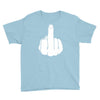 middle finger Youth Tee