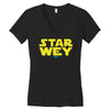 Star Wey Lightsaber Women's V-Neck T-Shirt