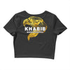 khabib gold eagle Crop Top