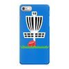 disc golf frisbee leaning on target basket innova iPhone 7 Case