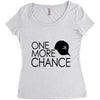 one more chance Women's Triblend Scoop T-shirt