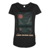 camp crystal lake Maternity Scoop Neck T-shirt