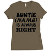 personalised auntie Ladies Fitted T-Shirt