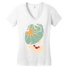 fox roaming around ii Women's V-Neck T-Shirt