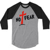 no fear 3/4 Sleeve Shirt