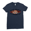 November Peeking Out Baby Boy Ladies Fitted T-Shirt