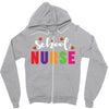 School Nurse Zipper Hoodie