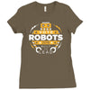 vote robots Ladies Fitted T-Shirt