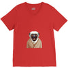 Vesikalik maymun V-Neck Tee