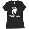 trojan condoms Ladies Fitted T-Shirt