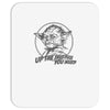 yoda funny slogan retro movie Mousepad