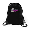 lady firefighter Drawstring Bags