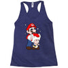 mario licking toad Racerback Tank