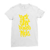 fuck what people think Ladies Fitted T-Shirt