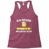 bachelor party drinking team wedding groomsmen bridal funny Racerback Tank
