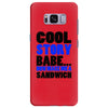 cool story babe white t shirt now make me a sandwich college humor fun Samsung Galaxy S8 Plus
