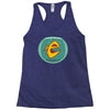 angry goldfish cartoon Racerback Tank