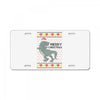 ugly dinosaur merry christmas License Plate