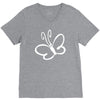 butterfly sticker vinyl V-Neck Tee
