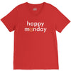 happy monday V-Neck Tee