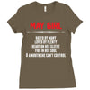 May Girl Hated By Many Ladies Fitted T-Shirt