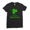 little leprechaun Ladies Fitted T-Shirt