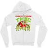 no pizza after midnight! Zipper Hoodie