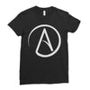 atheist atheism atheismus Ladies Fitted T-Shirt